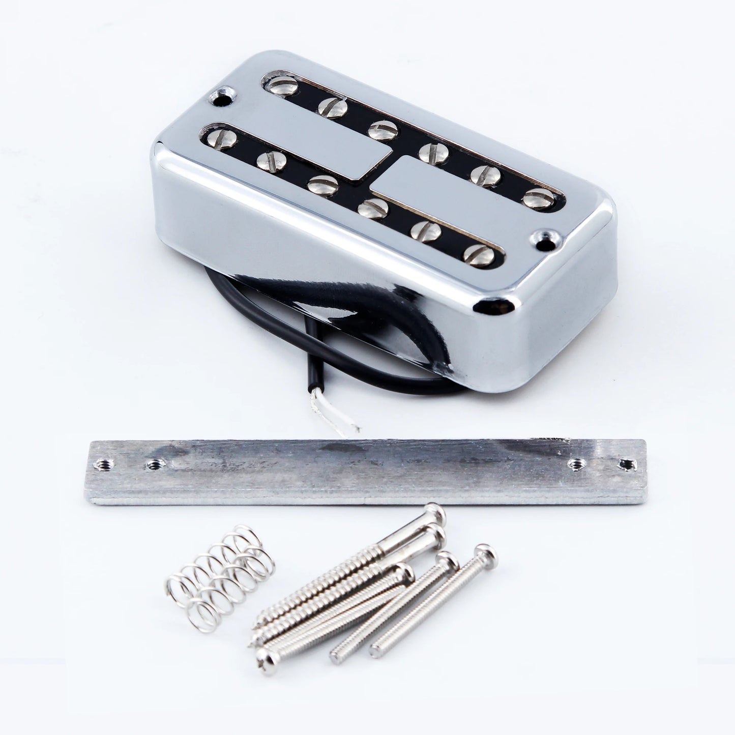 FLEOR Alnico II Electric Guitar Neck/Bridge Humbucker Pickup for FT Style Guitar, Chrome/Gold