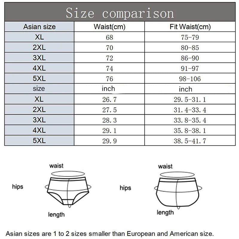 10 Pcs/Lot 100% Cotton Men's Printed Briefs Underpants Underwear Loose Plue Size Lingerie Moisture Absorbent Breathable Panties