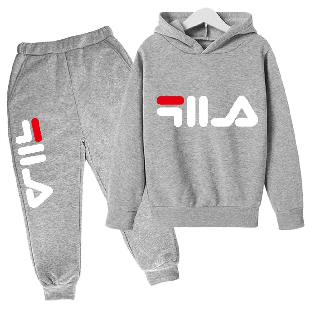 Spring Autumn New Fashion Kids Tracksuits 3-12 Years Boys and Girls Casual Sports Hoodie Tops+pants 2pcs Sets Children Clothes