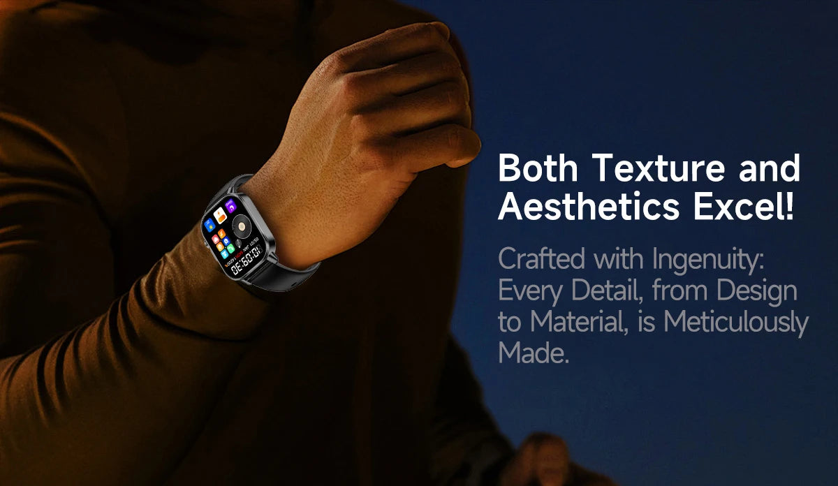 New Precise Health Care Smart Watch ECG+HRV Uric Acid Blood Lipids Emotional Perception Bluetooth Call Smartwatchs For Men Women
